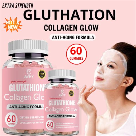 Envy Glutathione collagen glow collagen gummies powerful antioxidant ...