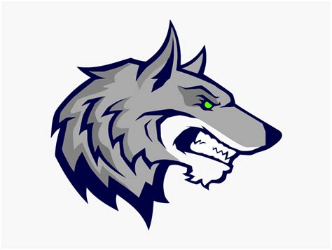 West Lake Middle School Wolves - Wolf Mascot Logo Png, Transparent Png ...