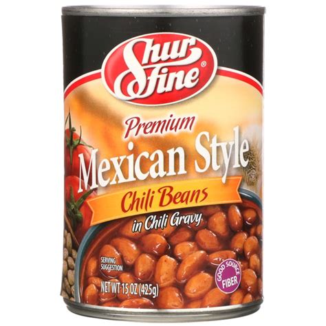 Shurfine PREMIUM MEXICAN STYLE CHILI BEANS IN GRAVY - 1Source