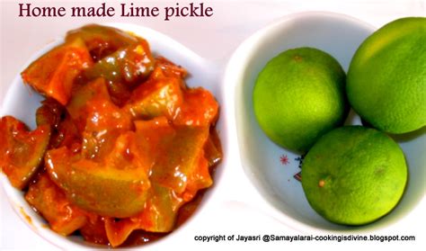 Home made Lime Pickle - My Veg Fare