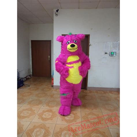 Adult Halloween Purple Monster Mascot Costume