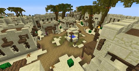 Desert Village Minecraft Map