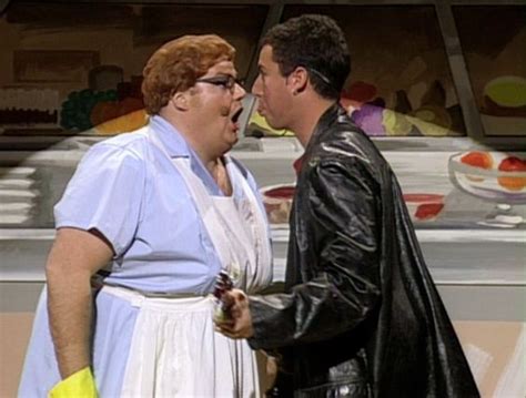 Saturday Night Live: Adam Sandler and Chris Farley in Lunch Lady #SNL ...