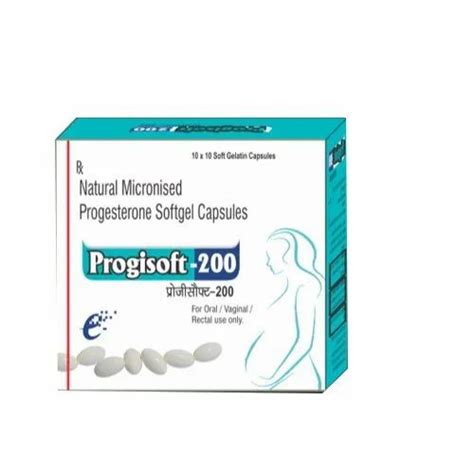 Medicine Grade Progesterone 200 mg Capsules, Packaging Type: Strip at ...