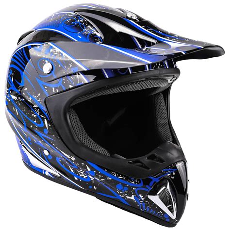 Typhoon Adult Dirt Bike Helmet ATV Off Road ORV Motocross Helmet DOT M ...