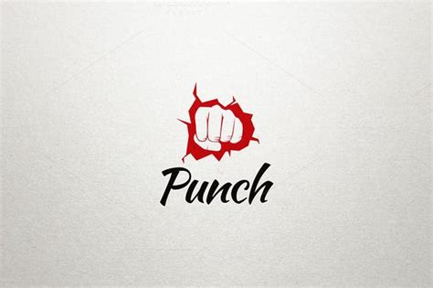 Punch Logo | Online logo design, Logo design, Custom logo design