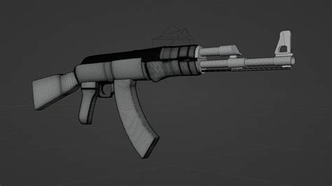 WWII World War II Gun Pack - AK47 -M1Garand - Shotgun 3D model | CGTrader