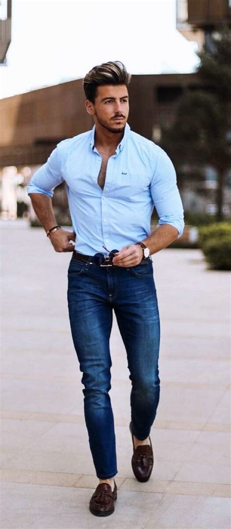 40 Best Tucked In Shirt Outfits For Men – Macho Vibes