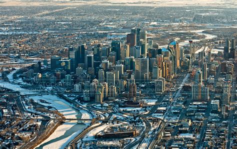 Aerial Photo | Calgary Skyline 2017