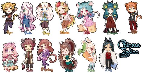 Chinese Zodiac by Sumire-Art on DeviantArt