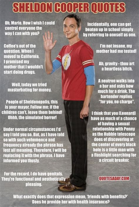 sheldon cooper quotes, funny quotes, the big bang theory - Dump A Day