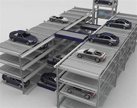 CAR STACKING PARKING PROJECT DESIGN FIVE LEVEL AUTOMATED PARKING SYSTEM