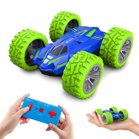 RC Car Double-Sided Fast Off Road Stunt Race 360° RotatingRemote ...