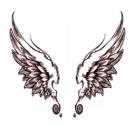 Drawings Of Angel Wings | Free download on ClipArtMag