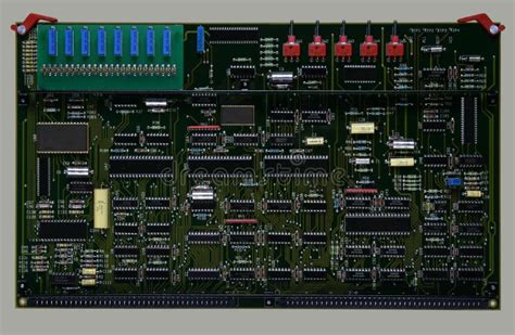 Electronic Board for Computer and Electronic Control Units Stock Image ...