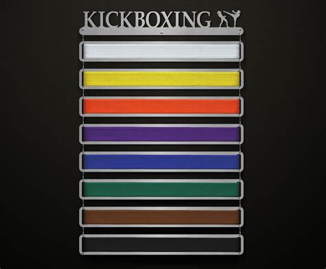 Kickboxing Belt Display - Female | Sport & Running Medal Displays | The ...