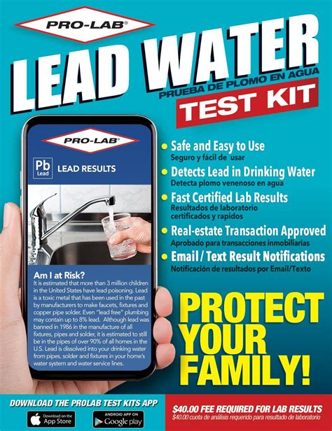 Prolabs Water Quality Test Kit - Lead in Water