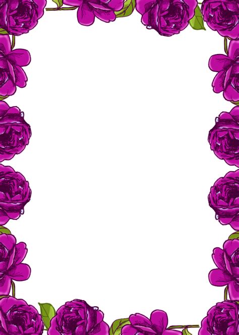 rose flower borders 16 free Cliparts | Download images on Clipground 2025