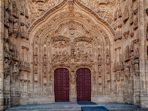 Facade of Cathedral of Salamanca. | Architecture Stock Photos ...