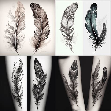 Symbolism of a Feather Tattoo: 70+ Designs and Meanings - On Your Journey