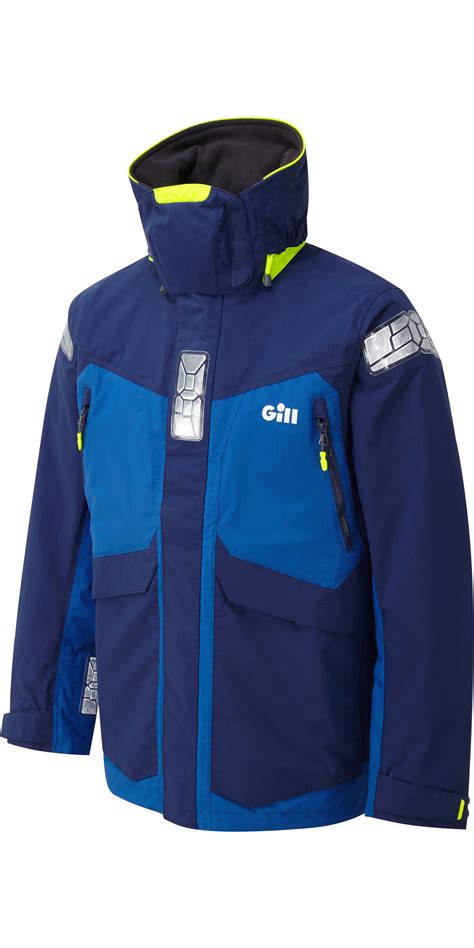 2019 Gill OS2 Mens Offshore Jacket Blue OS24J - Sailing - Sailing ...