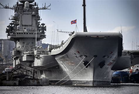 Chaos As Russia's Aircraft Carrier Admiral Kuznetsov Catches Fire: 'It ...