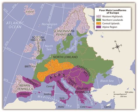 Northern European Plain Russia Map