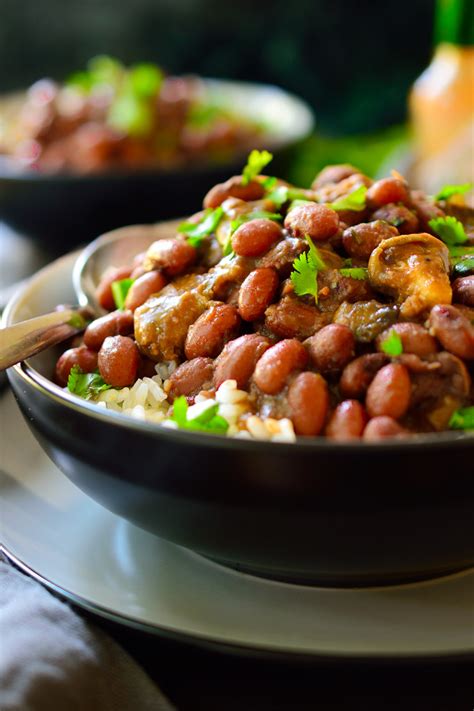 Vegan Red Beans and Rice with Smoky Mushrooms | Cilantro and Citronella