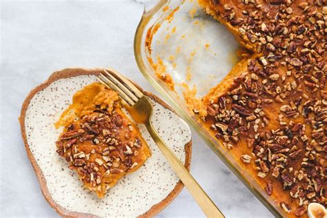 Healthy Sweet Potato Casserole (Vegan) - From My Bowl