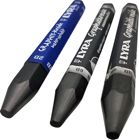 LYRA Graphite Stick, Assorted degree Graphite stick set - Water Soluble ...