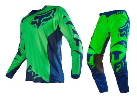 Fox NEW 2016 Youth Mx Race FLO Green Motocross Dirt Bike Kids Gear ...