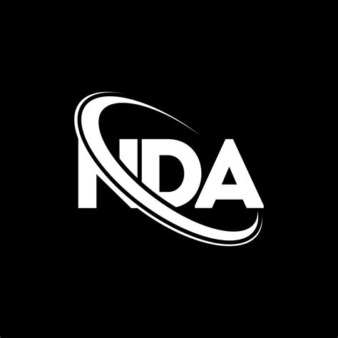 NDA logo. NDA letter. NDA letter logo design. Initials NDA logo linked ...