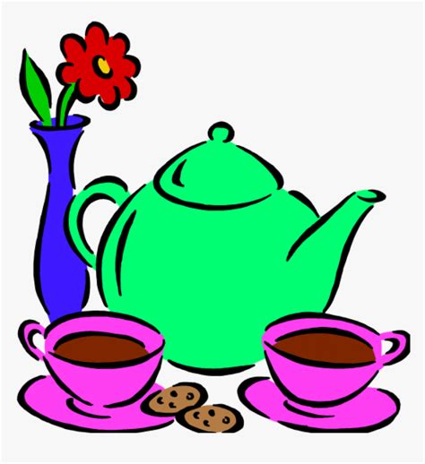 Transparent Tea Party Png - Clip Art Morning Tea, Png Download - kindpng