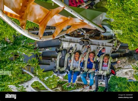 Nemesis roller coaster alton towers hi-res stock photography and images ...