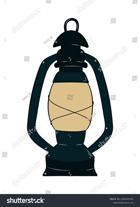 Hand Drawn Old Lantern Clip Art Stock Vector (Royalty Free) 2189305595 ...