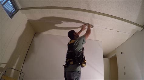 How To Repair A Crack In Your Ceiling | THE HANDYMAN | - YouTube