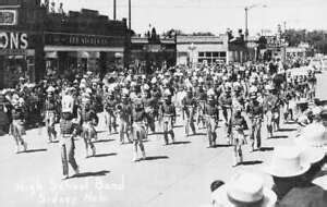 Sidney Nebraska High School Band Parade Postcard AA13116 | eBay