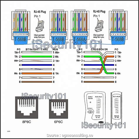 Rj45 Rj11 Wiring Conversion Diagram