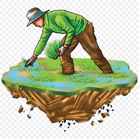 Cartoon Farmer Hd Transparent, Cartoon Farmer Planting, Cartoon Clipart ...