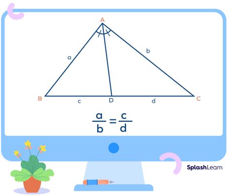 Angle Bisector Theorem: Definition, Formula, Proof, Examples