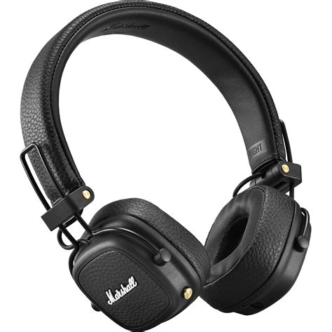 Marshall Major III Wireless On-Ear Headphones (Black) MAMAJOR3BK ...