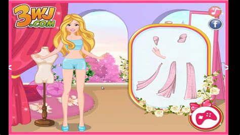 Barbie Fashion Designer Contest Barbie Video Game For Girls - YouTube