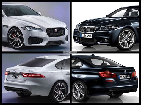 Photo Comparison: 2015 Jaguar XF vs. BMW F10 5 Series