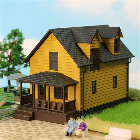 3pcs Different N Scale 1:160 Model House Building Kit Architectural ...