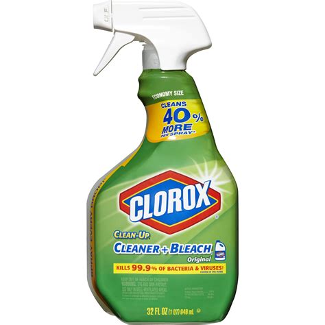 Bundle - Clorox Clean-Up All Purpose Cleaner with Bleach, Spray Bottle ...