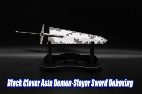 Black Clover Asta Demon-Slayer Sword Unboxing – Ninja-Blades