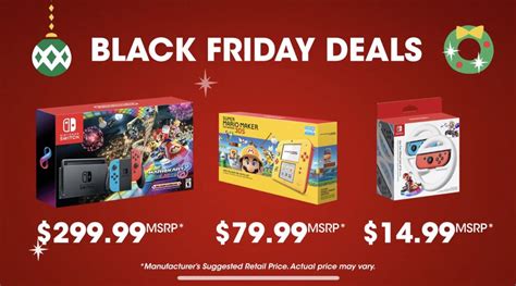 Nintendo Black Friday Deals on Switch and 3DS