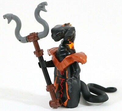 LEGO NINJAGO 2019 CHAR SNAKE MINIFIGURE PYRO BLACK SERPENTINE - NEW ...