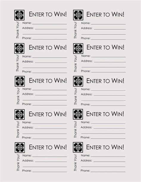 Raffle Ticket Template Word | DocTemplates