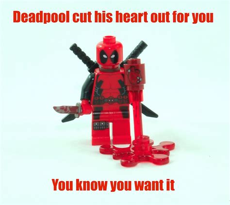 Deadpool's heart | Valentine's day 2016 | brickmodified | Flickr